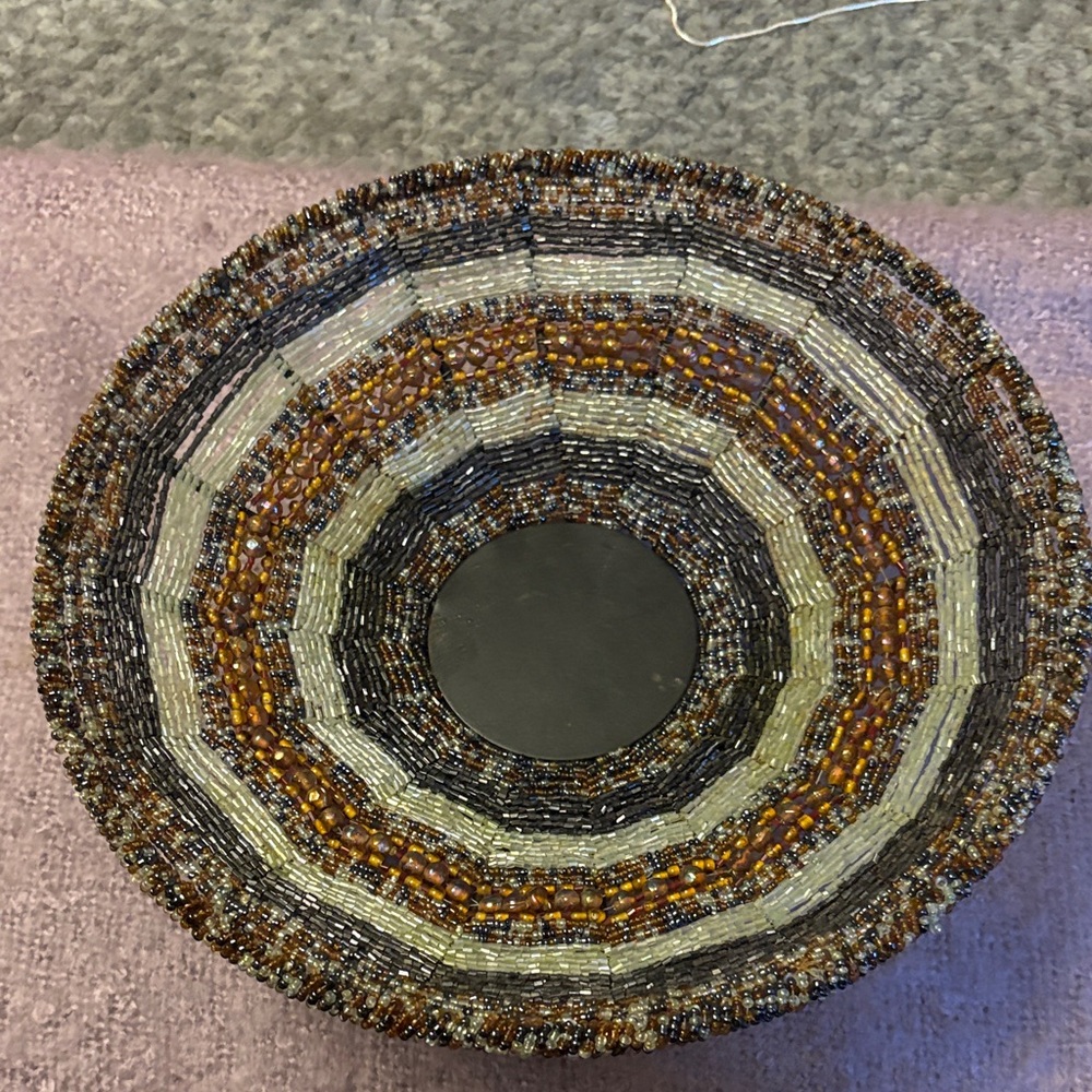Beaded Decorative Bowl